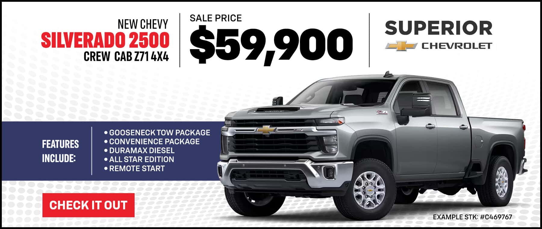 2024 Silverado 2500HD Crew Cab Z71 4X4 Promo