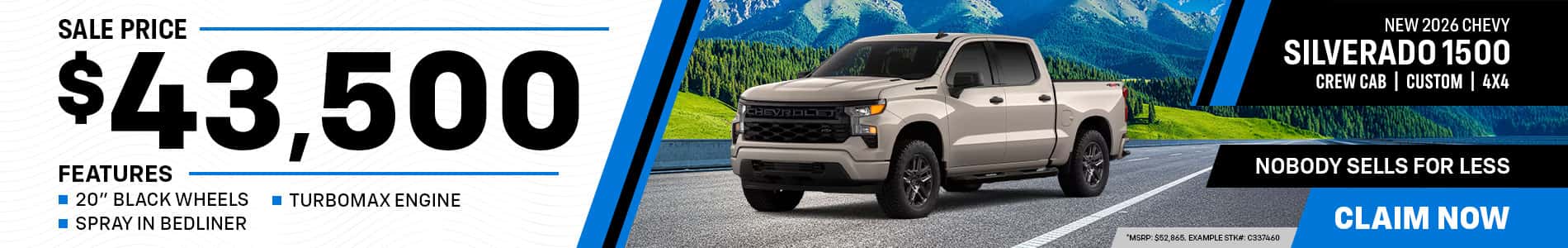 2026 Silverado 1500 Promo