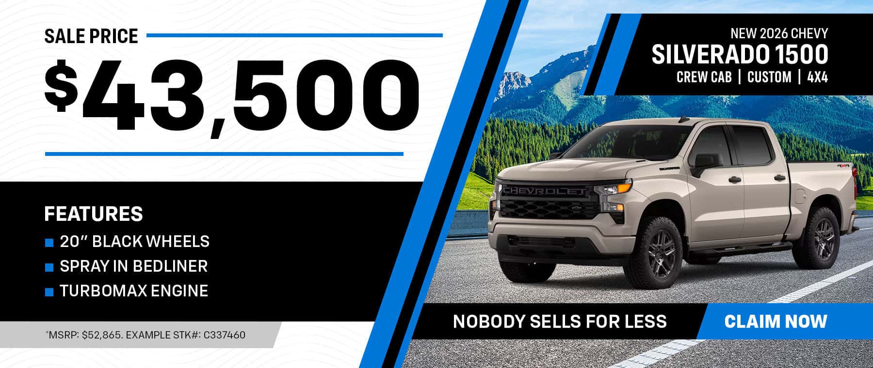 2026 Silverado 1500 Promo