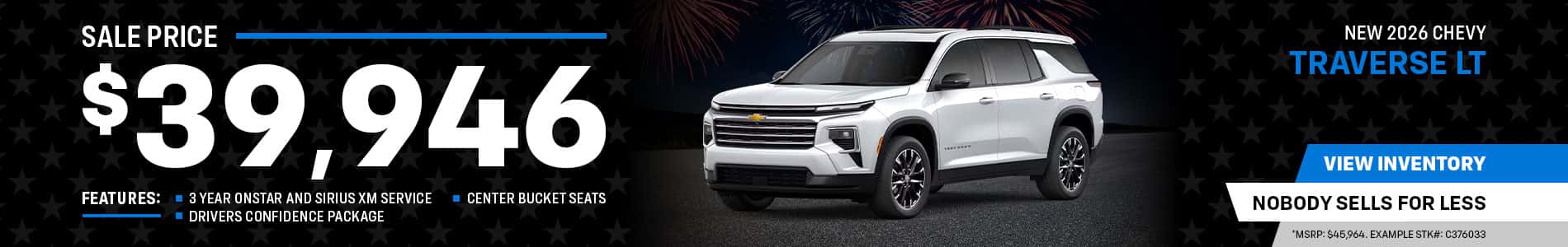 2026 Traverse Promo