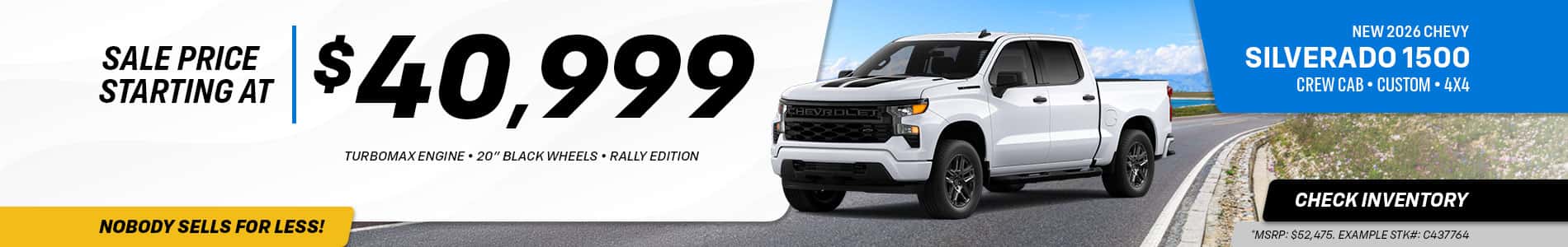 2026 Chevrolet Silverado 1500 Promo