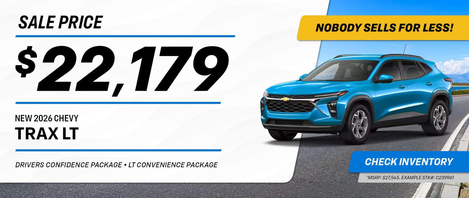 2026 Chevrolet Trax Promo