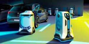 Electric Vehicle charging robot prototype