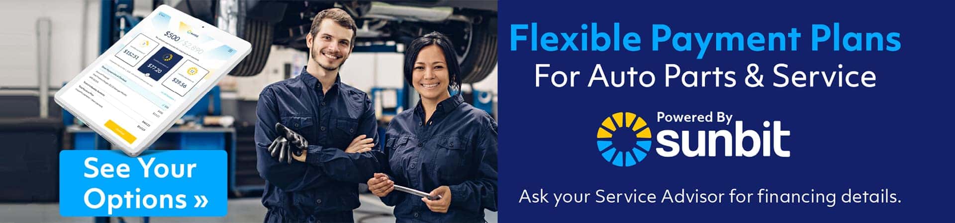 Service and Parts Financing available at Timmons Volkswagen of Long Beach