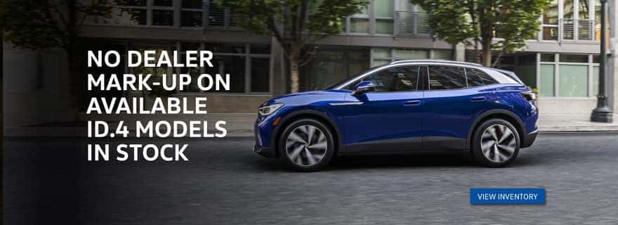 No dealer mark-up on available, in stock ID.4 models at Timmons VW of Long Beach