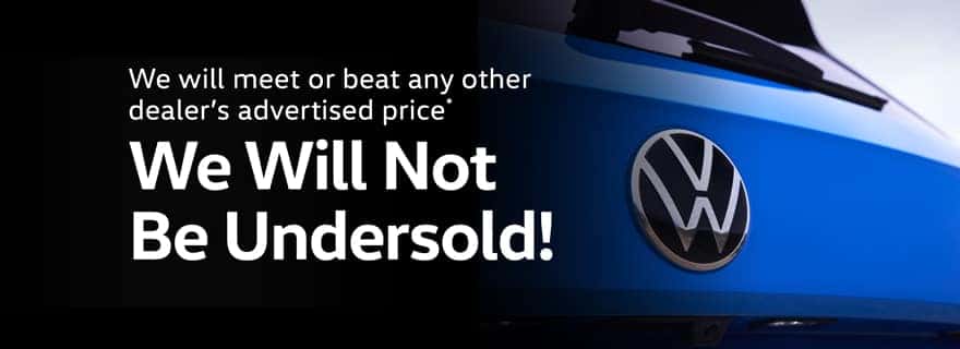 Timmons VW will not be undersold