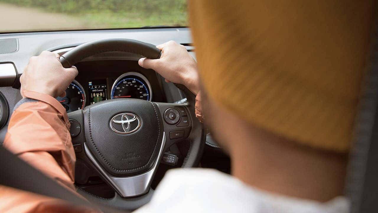 Driver in 2018 Toyota RAV4