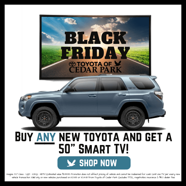 Black Friday Deals Near Austin Toyota of Cedar Park