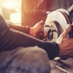 service professional repairing breaks