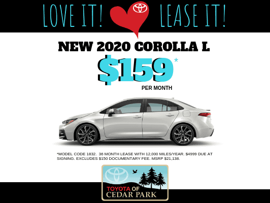 Toyota Lease Deals >> Toyota Lease Deals In Cedar Park Toyota Lease Deals >> Toyota Lease Deals In Cedar Park