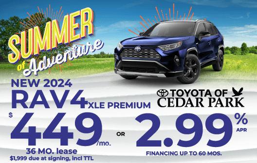 Toyota Monthly Offers | Cedar Park TX | Toyota of Cedar Park