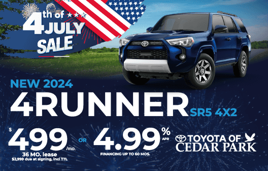 Toyota Monthly Offers | Cedar Park TX | Toyota of Cedar Park