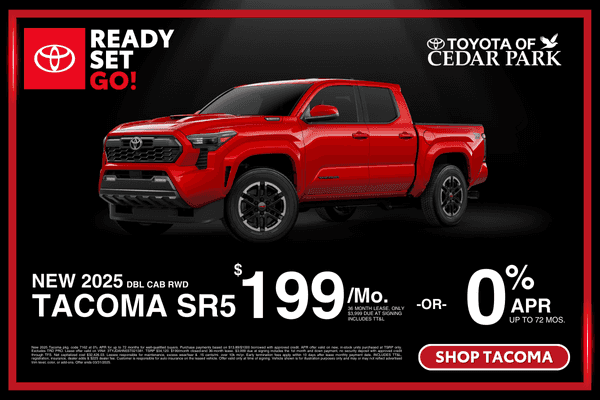 Toyota Tacoma Lease and Finance Offers | Toyota of Cedar Park