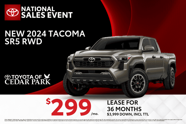 Toyota Lease Deals | Cedar Park TX | Toyota of Cedar Park