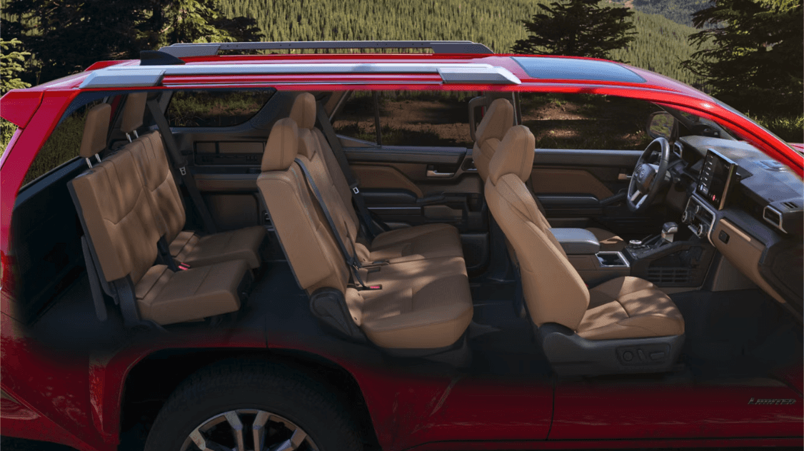 2026 Toyota 4Runner Interior in Portobello leather trim Nearby Pflugerville, TX