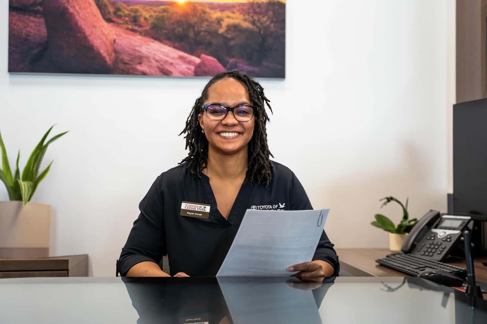 Toyota of Cedar Park Finance Department Employee Near Austin, TX