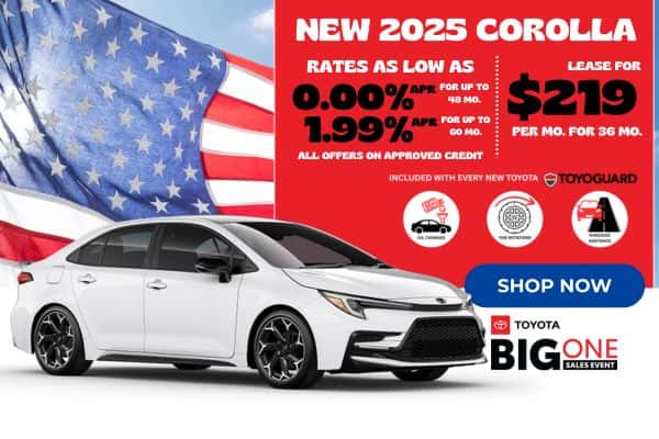 2025 Corolla Offer