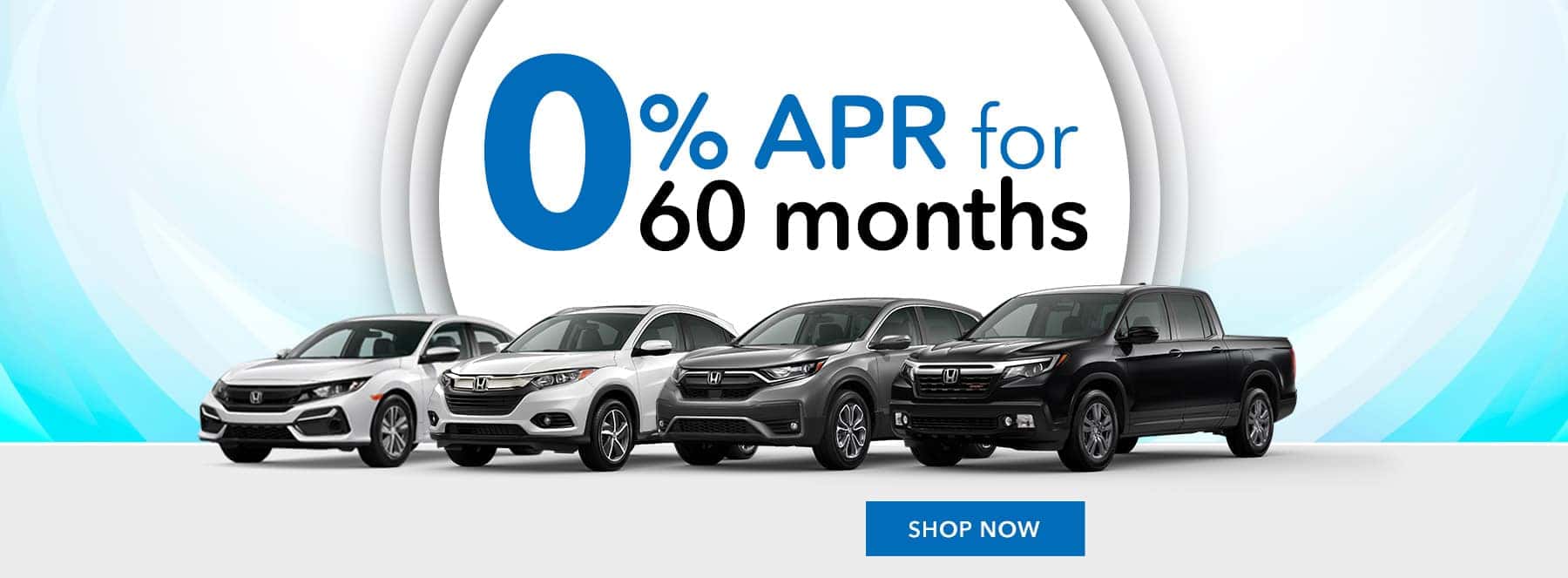 Honda 0% APR for 60 months