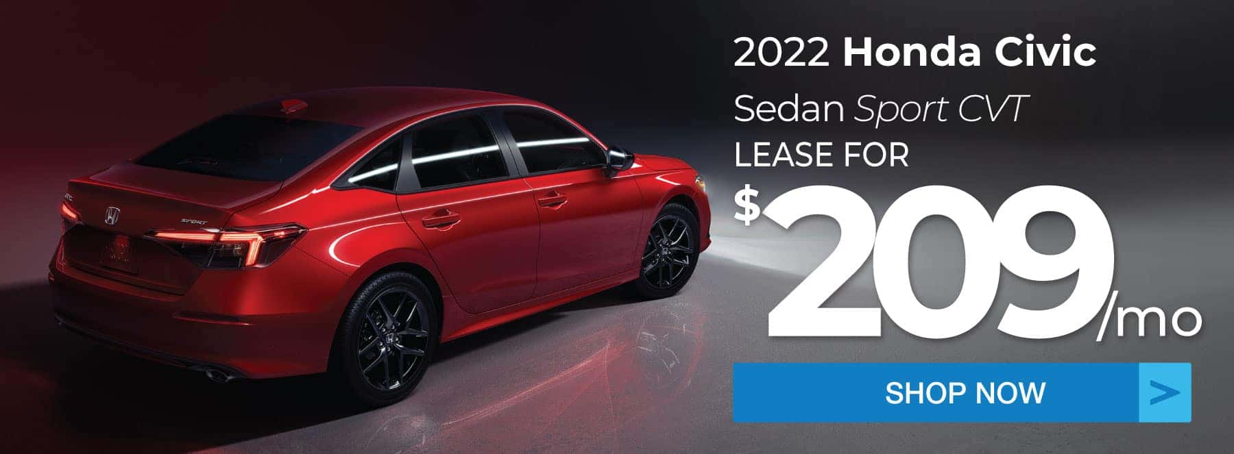 2022 Honda Civic Sedan Sport Lease