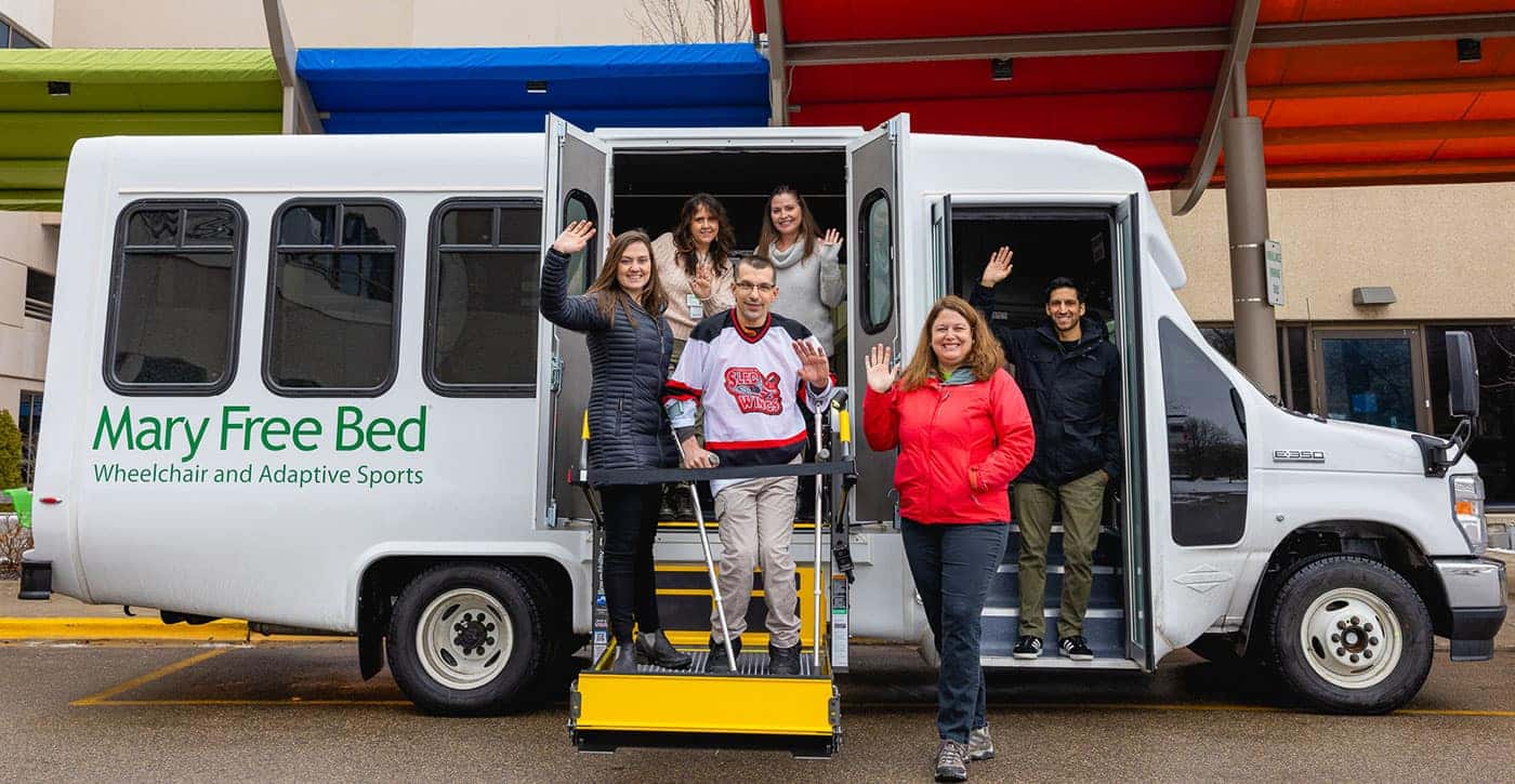 Mary Free Bed Transport Van