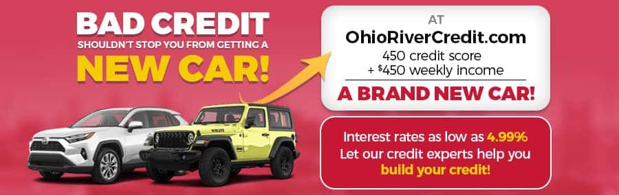Bad credit shouldn't stop you from getting a new car - 450 credit score & $450 a week income equals a new car