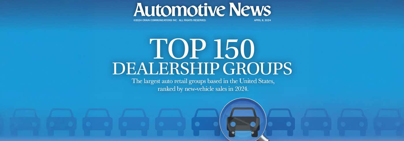 Victory Automotive Group #17 in Automotive News Top 150 Dealership Groups