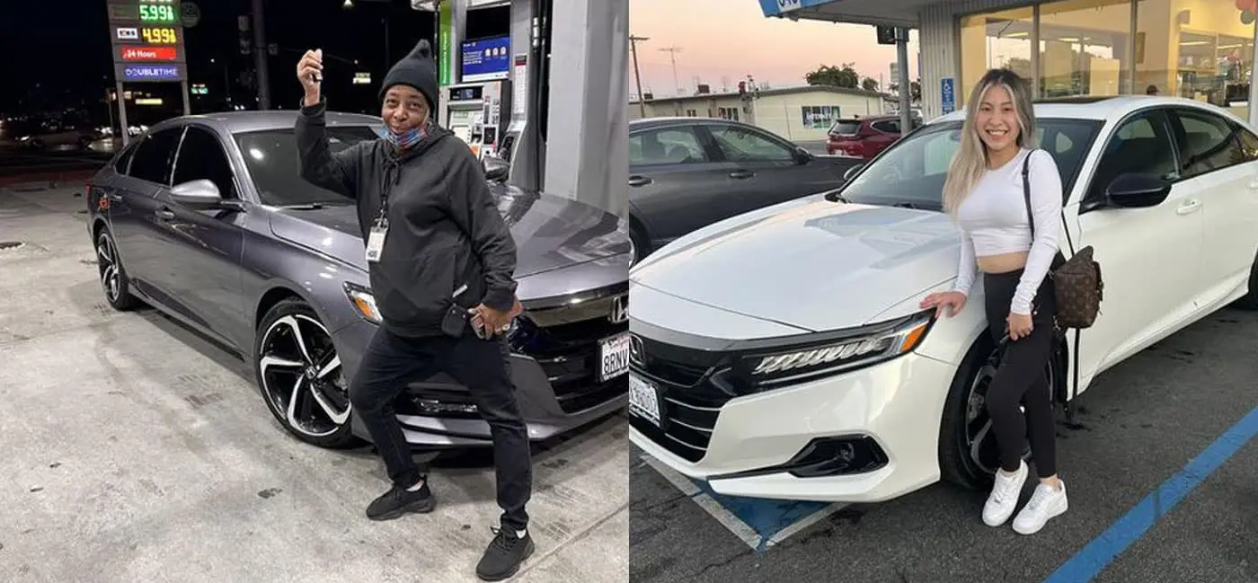 Victory Honda of San Bruno customers with new vehicles