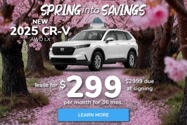 2025 Honda CR-V AWD LX Lease Special