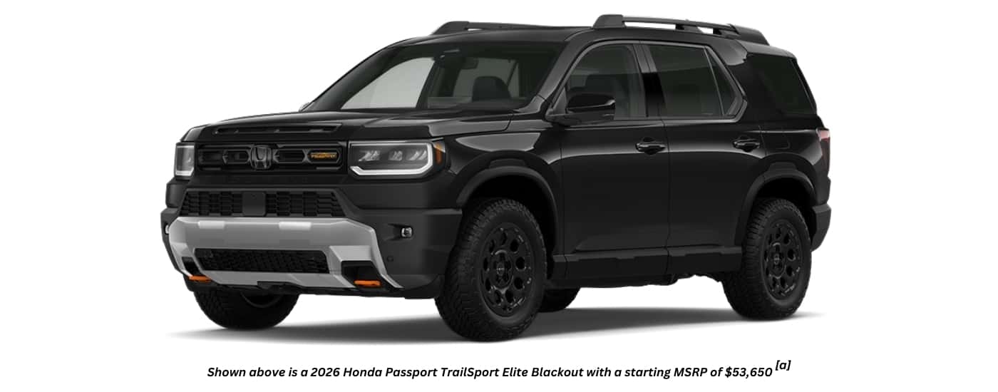 2026 Black Honda Passport