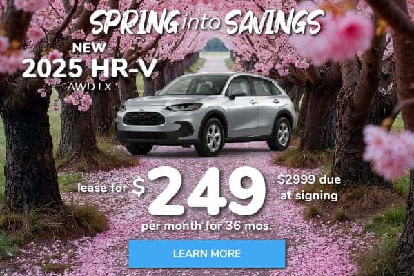 2025 Honda HR-V AWD LX Lease Special