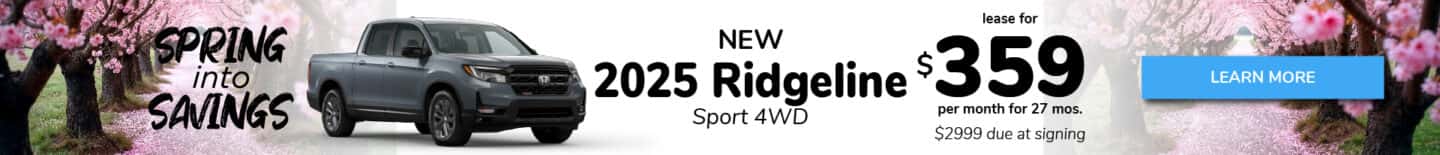 Honda Ridgeline Leas NJ