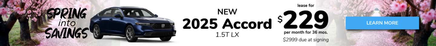 Honda Accord Lease Offers NJ