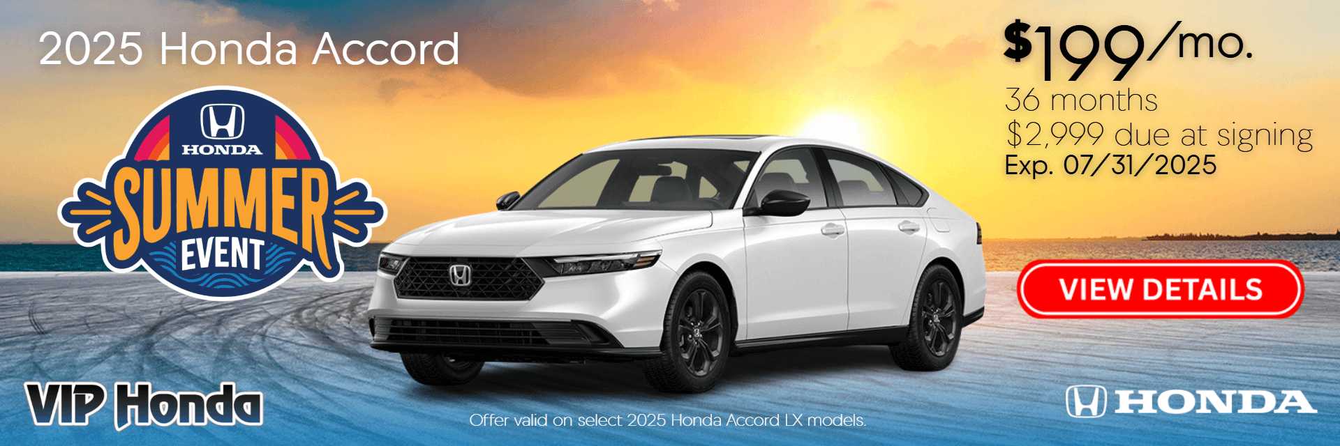 Honda Accord Lease Offers