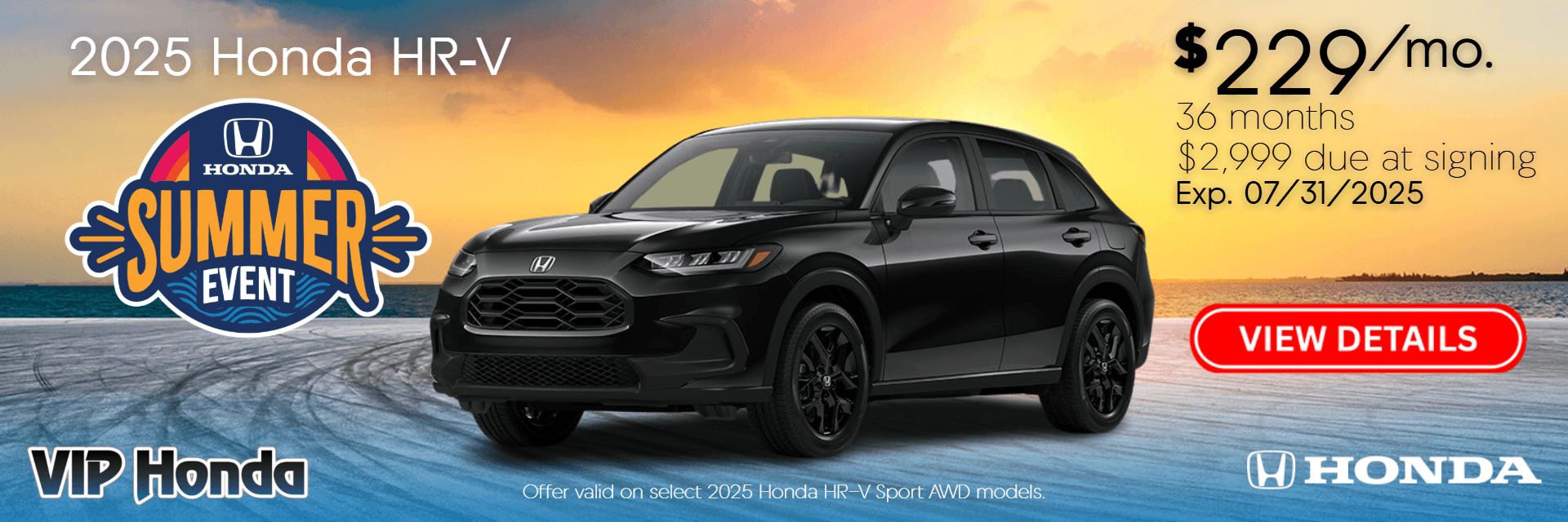 Honda HR-V Lease Offers