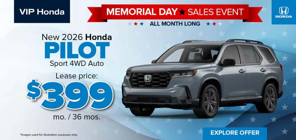 New 2026 Honda Pilot Sport 4WD Auto