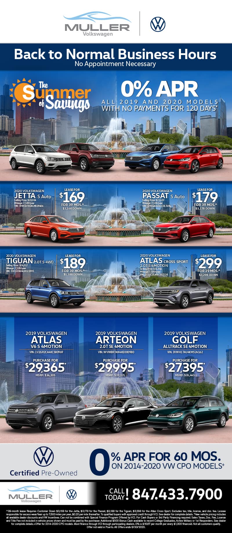 vw lease deals mn