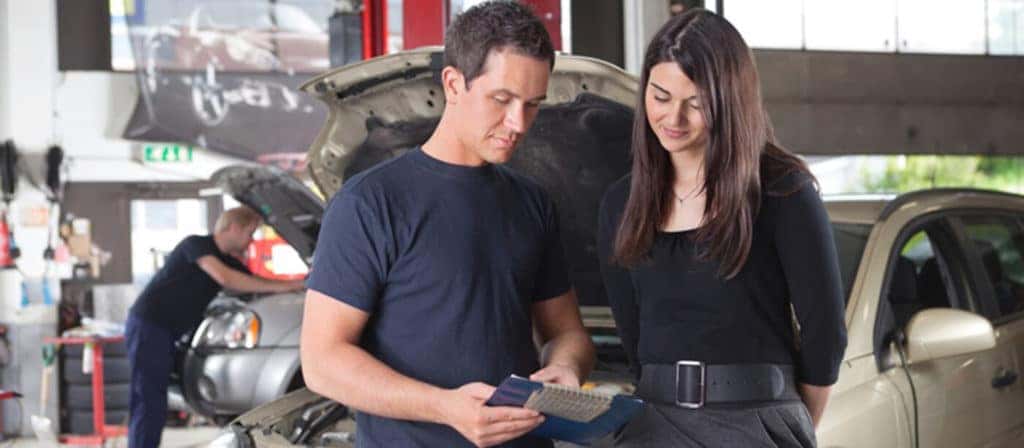 mechanic with driver
