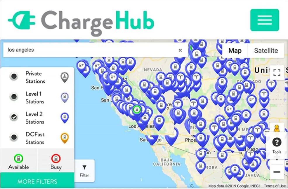 ChareHub map