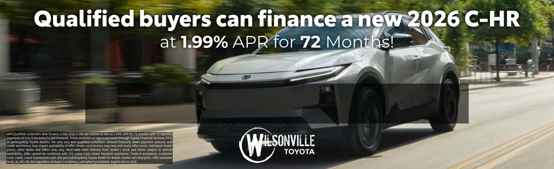 C-HR Finance Offer