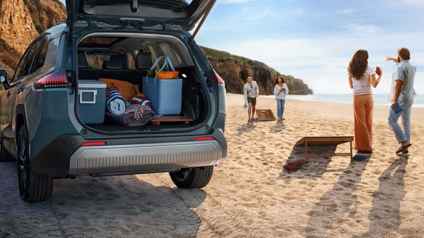 Rav4 on beach