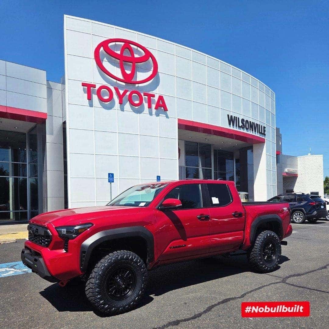 Front view of the Tacoma Trail Build
