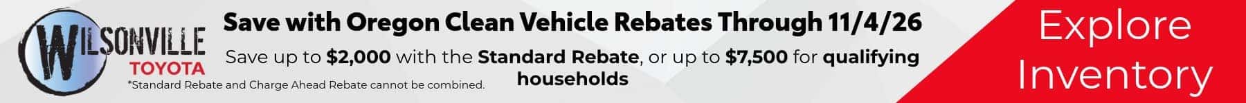 Oregon Clean Vehicle Rebate
